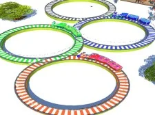 Lowpolly Train Racing Game